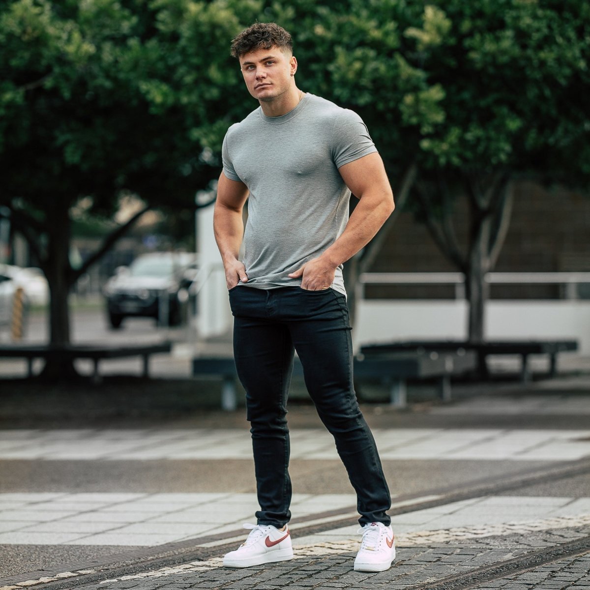 pære synd Forkorte Mens Slim Fit Jeans | Jeans For muscular legs | Kojo Fit – Kojo Fit