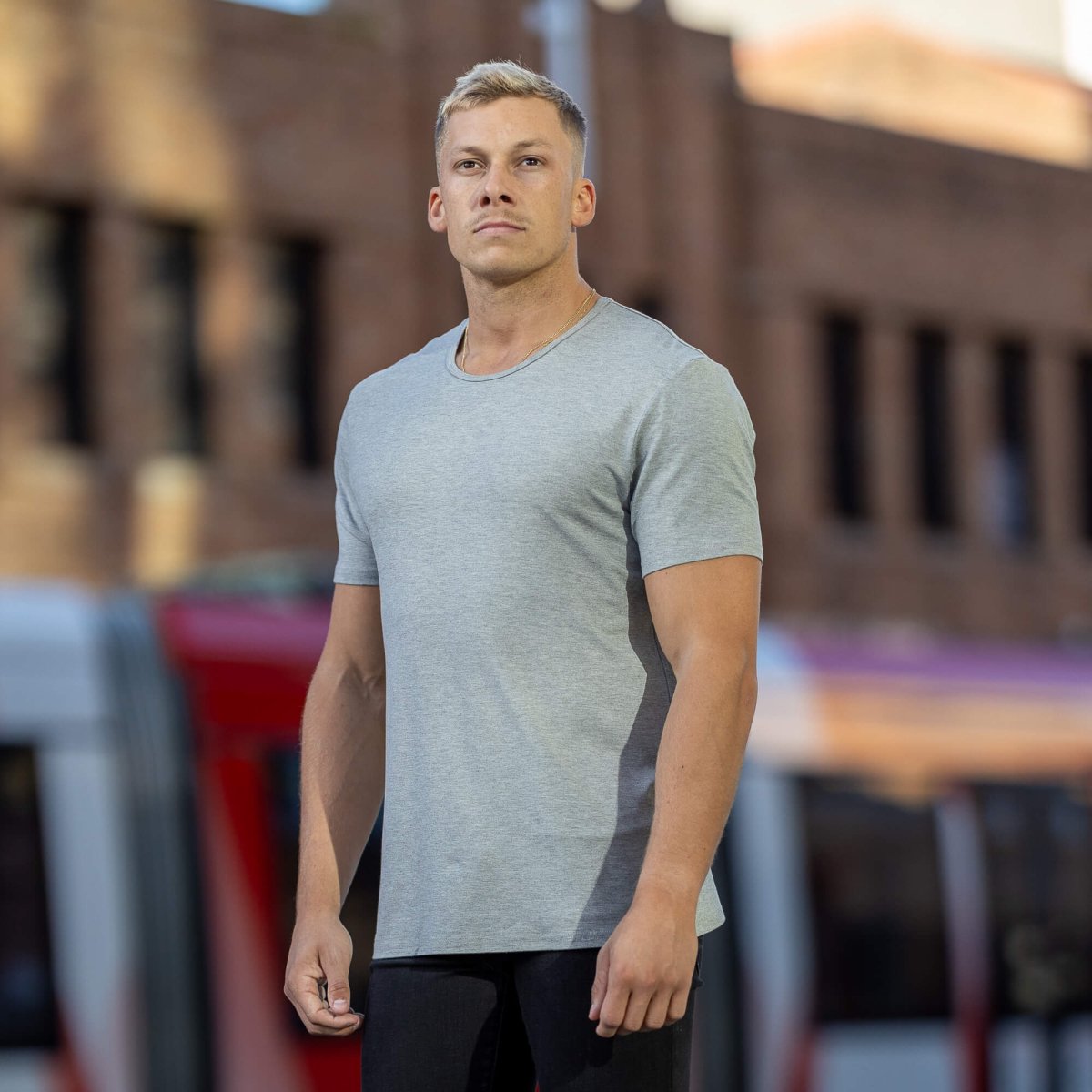 Mens bamboo workout t-shirt 