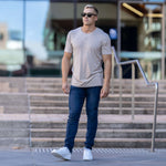 Best Mens Dark Blue Slim Fit Jeans Australia | Kojo Fit