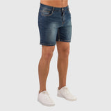 Ultra Stretch 7" Denim Shorts - Deep Blue