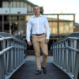 Ultra Stretch Chino Pants - Slim Fit - Tan