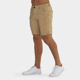 Mens Beige Chino Shorts | Kojo Fit