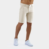 Ultra-Stretch 9" Chino-Shorts - Creme