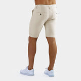 Ultra-Stretch 9" Chino-Shorts - Creme